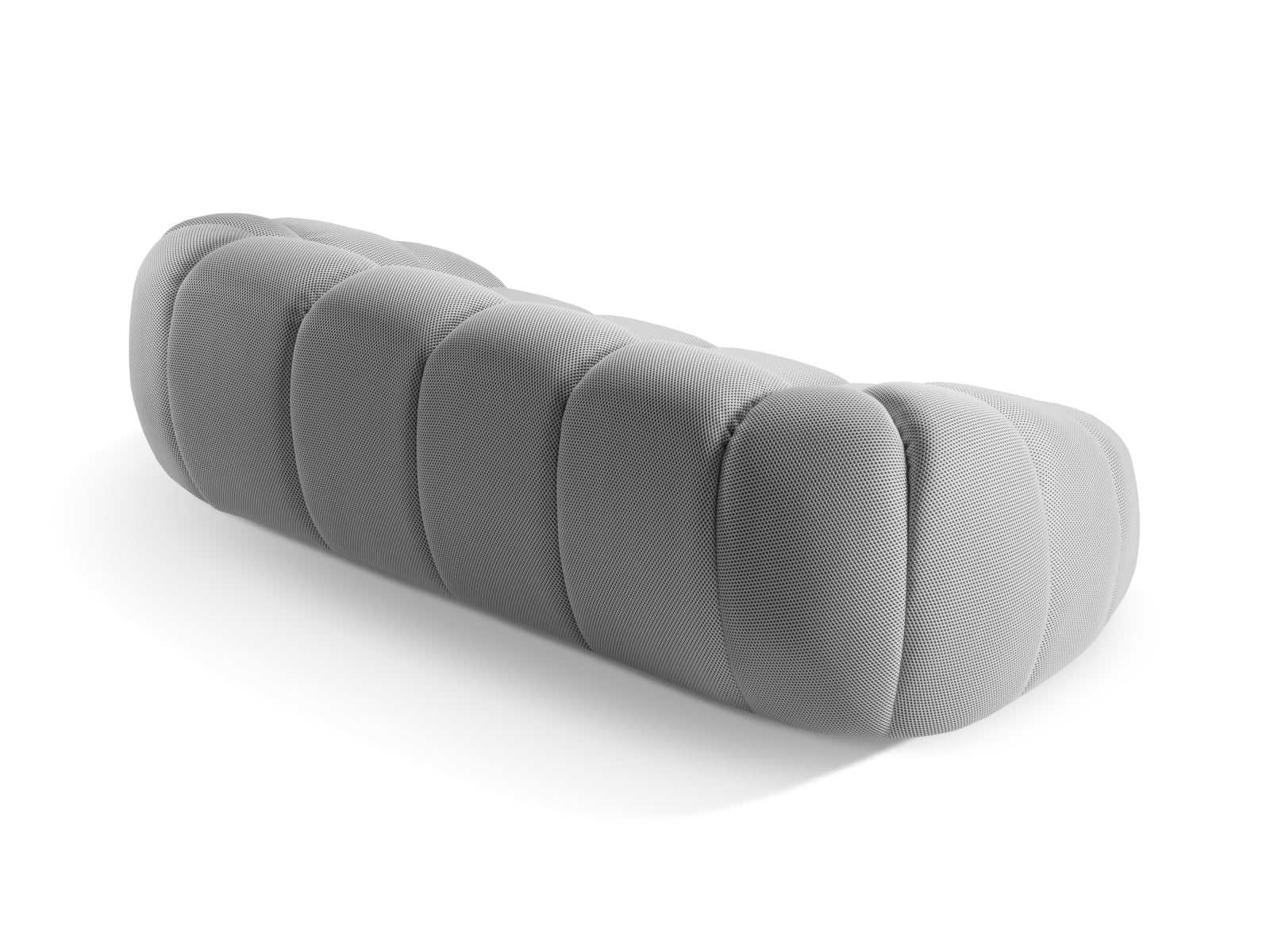 Elegantes 3-Sitzer Sofa "Diana" von Micadoni, aus hochwertigem Silver-Sonic, ideal für stilvolle Wohnräume und gemütliche Abende.