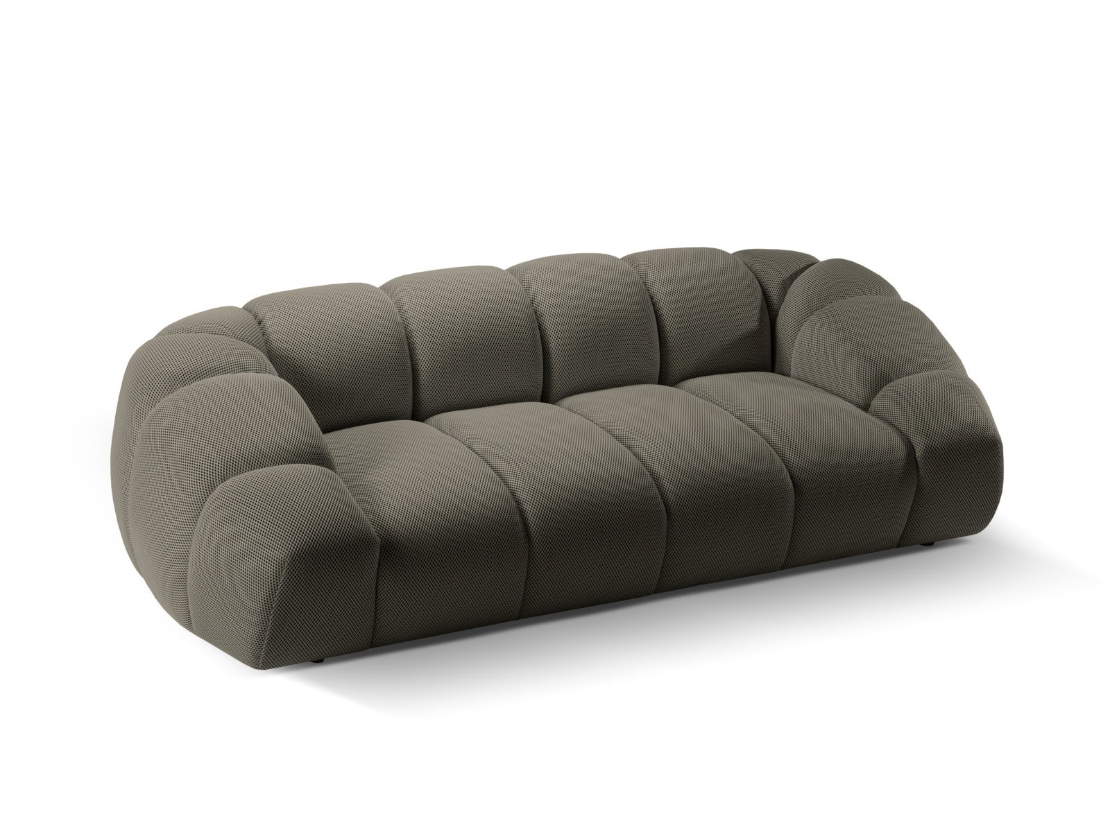 Modernes 3-Sitzer Sofa Diana von Micadoni in Steel-Sonic, perfekt für entspannte Stunden und geschmackvolle Wohnraumgestaltung.