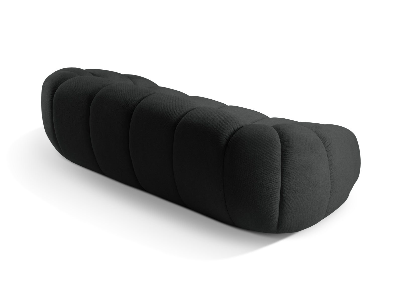 Elegantes 3-Sitzer Sofa "Diana" in zeitlosem Anthrazit, ideal für gemütliche Abende und stilvolle Einrichtung von Micadoni.