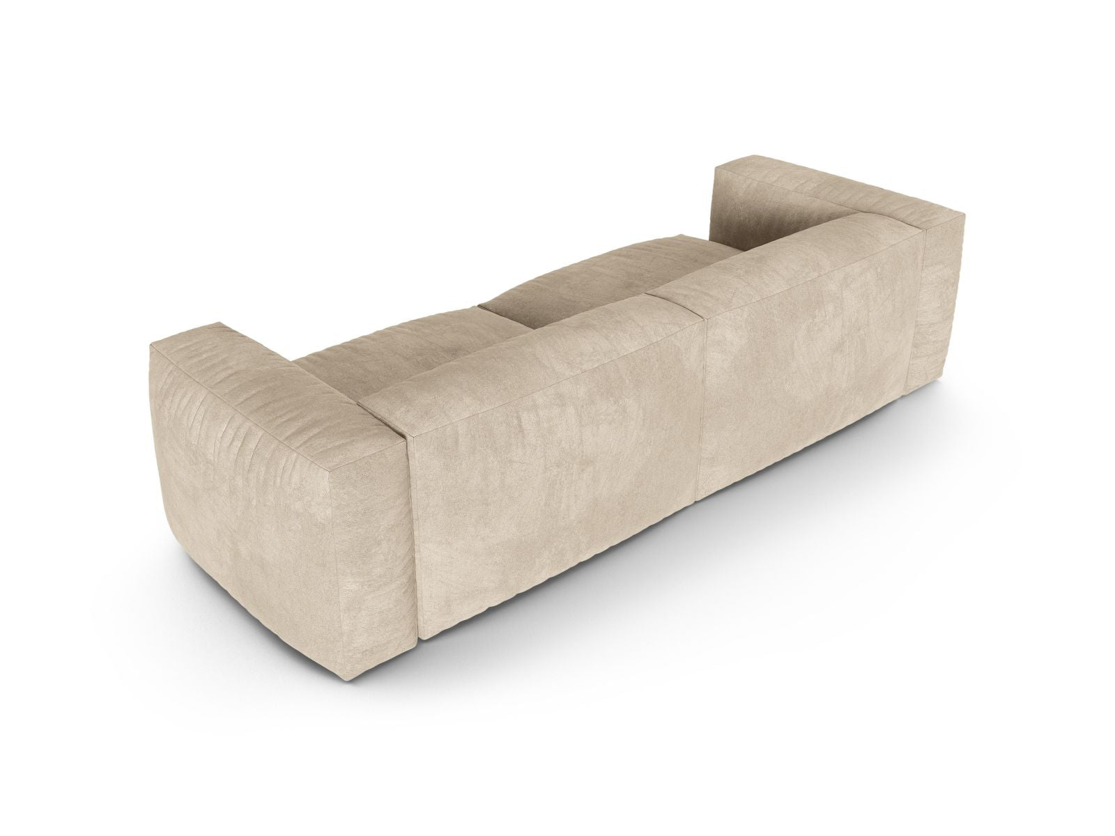 Beige 3-Sitzer Sofa Martina von Micadoni, modulares Design für stilvolle Wohnräume und komfortable Entspannung.