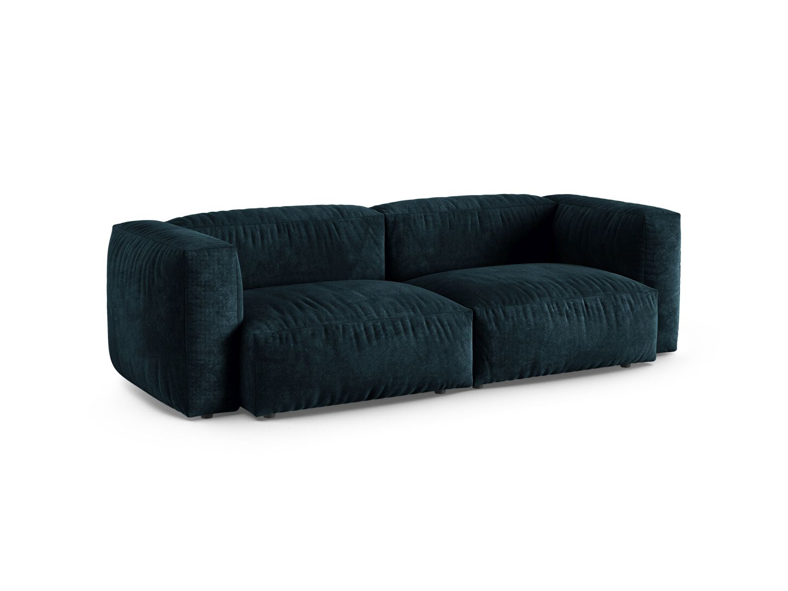 Elegantes 3-Sitzer Sofa XL Martina in tiefem Petrol, ideal für stilvolle Wohnräume, erhältlich bei KAQTU Design AG.