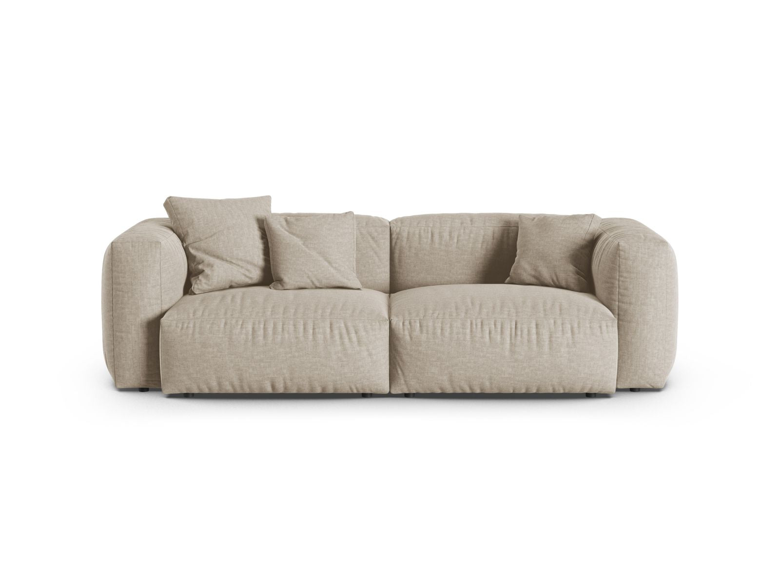 3-Sitzer Modular Sofa XL Martina in Light Beige-Boston präsentiert im Onlineshop von KAQTU Design AG. 3er Sofa ist von Micadoni