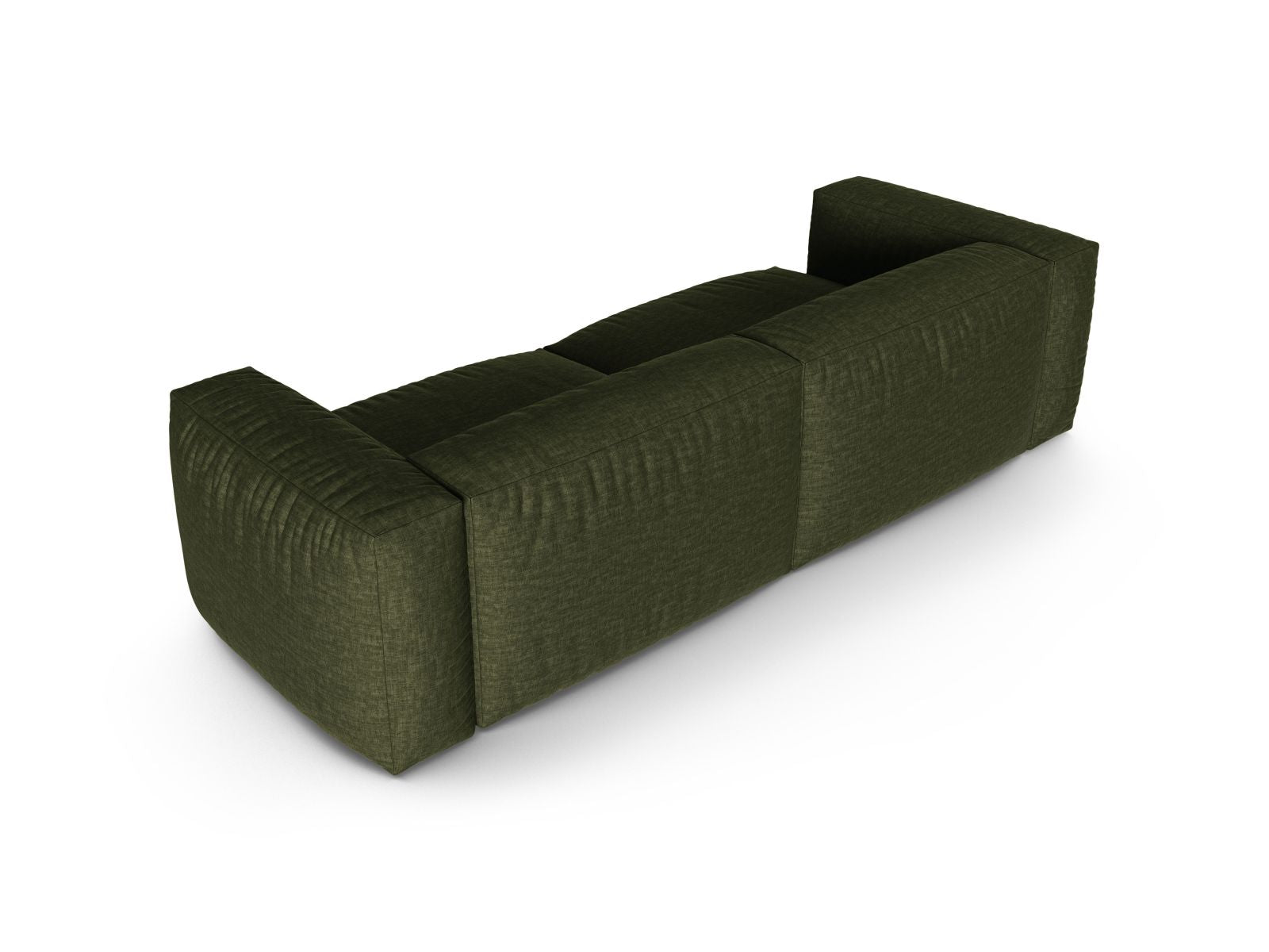 Elegantes XL 3-Sitzer Sofa Martina in einem trendigen Grünton, ideal für komfortable und stilvolle Wohnräume von Micadoni.