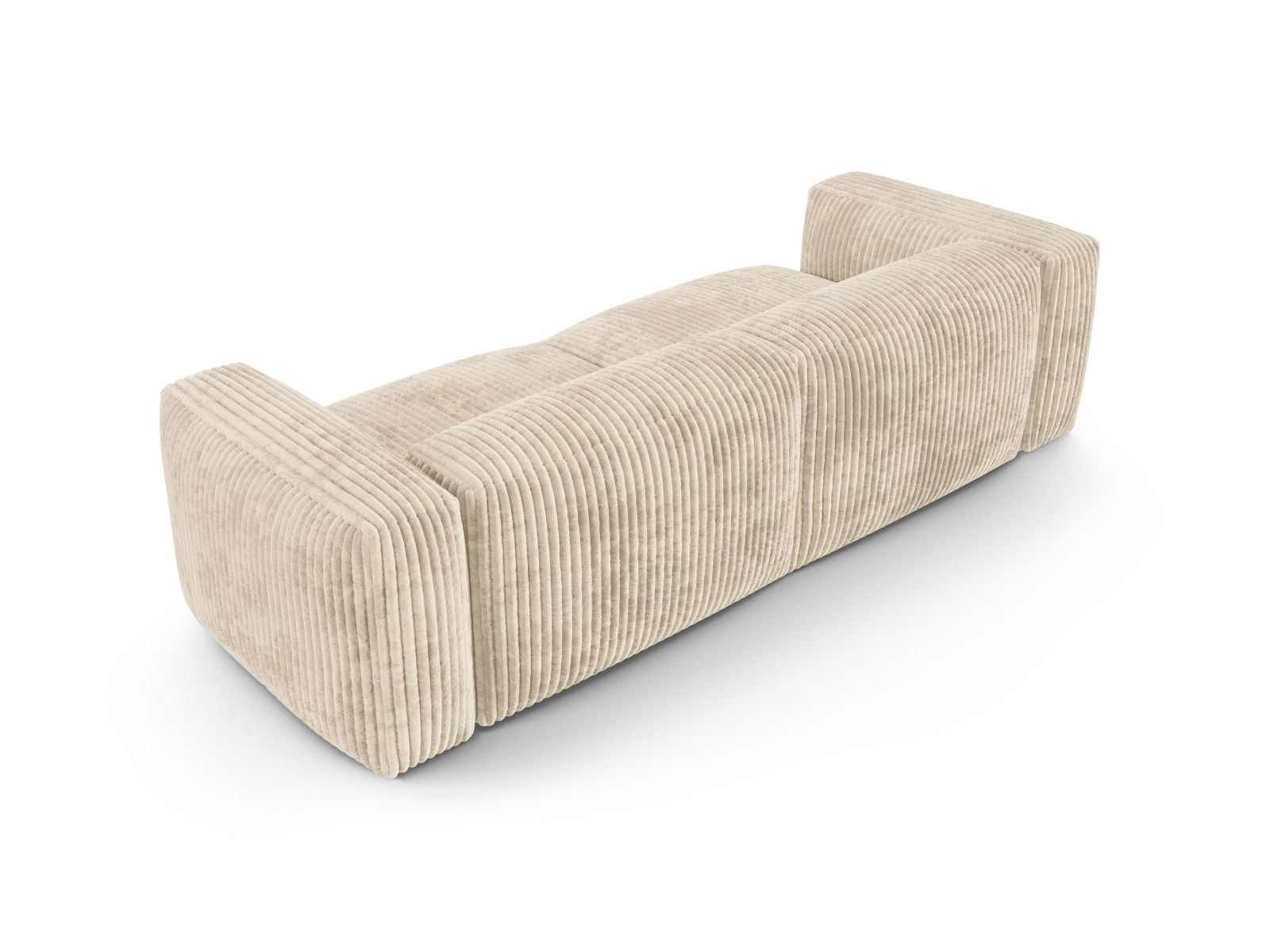 Elegantes XL 3-Sitzer Sofa Martina in hellem Beige, ideal für moderne Wohnräume und gemütliche Zusammenkünfte, erhältlich bei Micadoni.