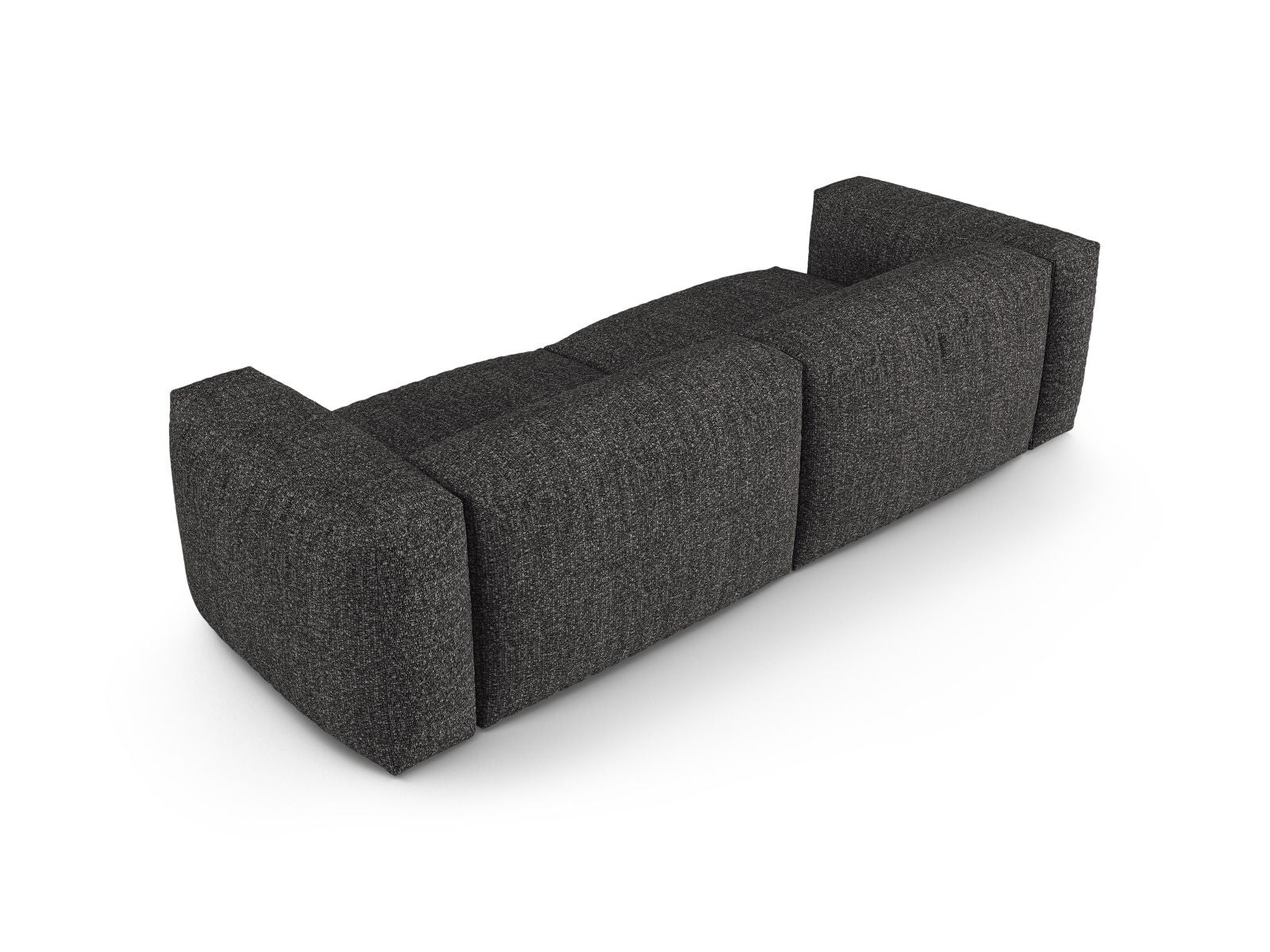 Elegantes XL 3-Sitzer Sofa Martina in klassischem Anthrazit, ideal für stilvolle Wohnräume und gemütliche Abende.