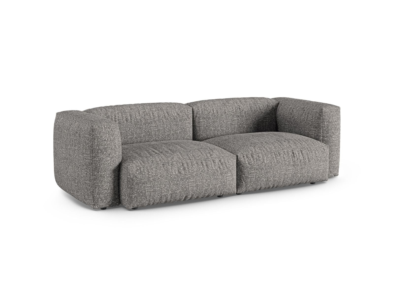 Elegantes 3-Sitzer Sofa XL Martina in Graphit, ideal für modernes Wohnen, präsentiert von Micadoni im KAQTU Onlineshop.