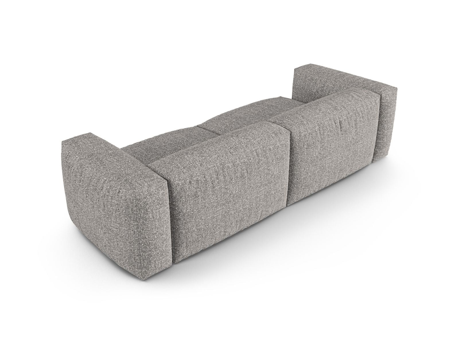 Elegantes XL 3-Sitzer Sofa Martina in modernem Graphit, ideal für stilvolle Wohnzimmer und gemütliche Entspannung, erhältlich bei Micadoni.