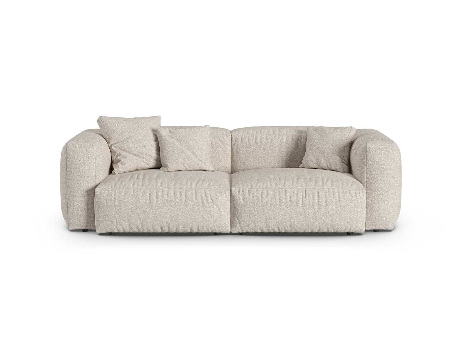 3-Sitzer Modular Sofa XL Martina in Beige-Monet präsentiert im Onlineshop von KAQTU Design AG. 3er Sofa ist von Micadoni