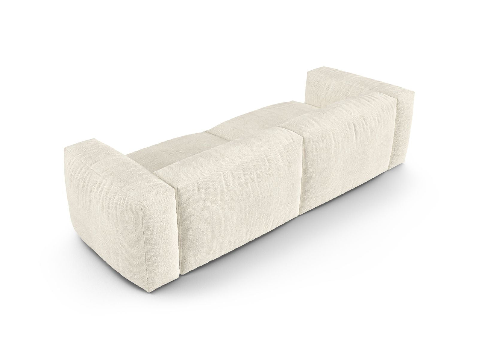 Elegantes XL 3-Sitzer Sofa Martina in sanftem Ivory-Monet, ideal für stilvolle und einladende Wohnräume von Micadoni.