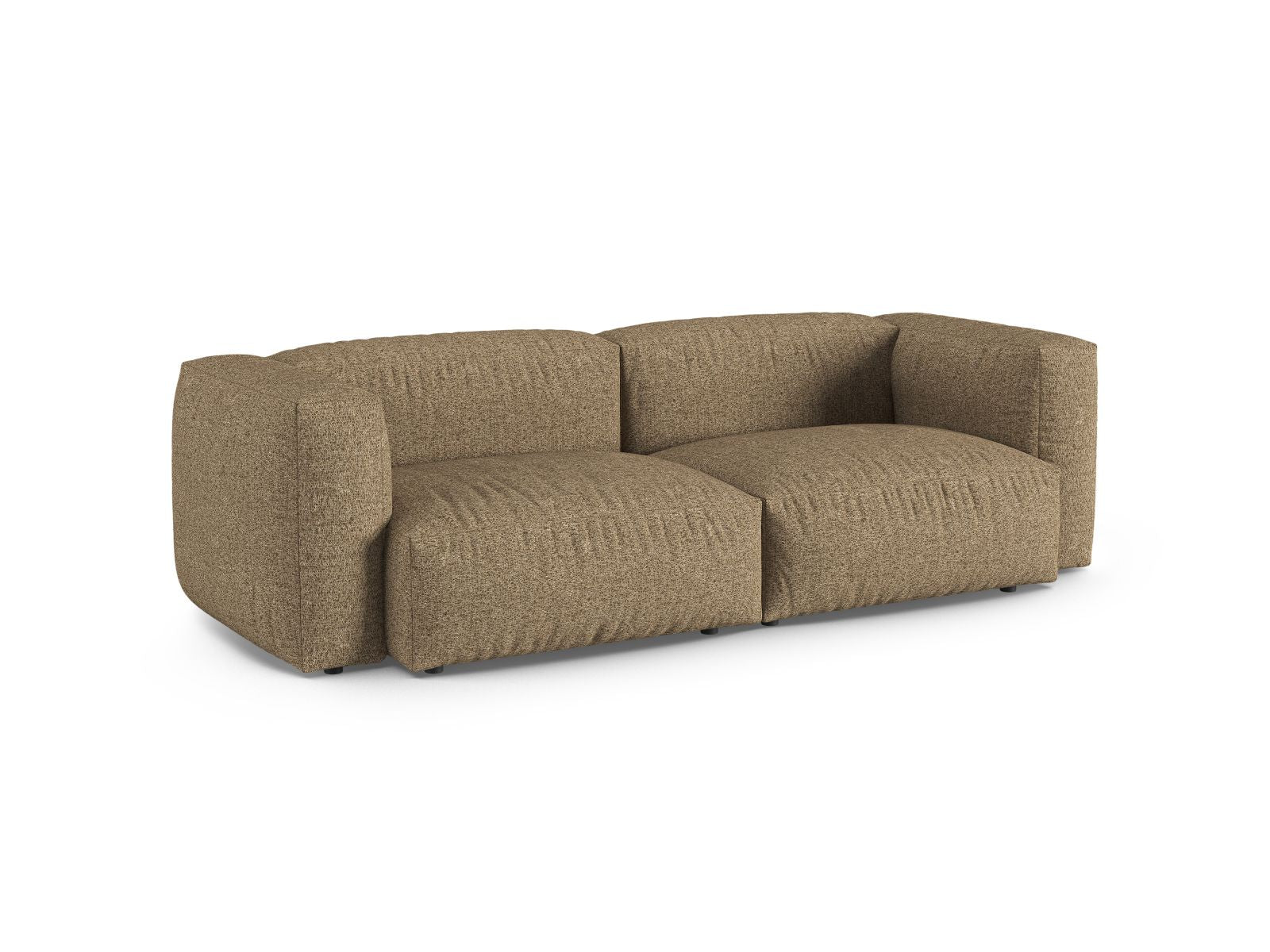 Elegantes 3-Sitzer Sofa XL Martina in stilvollem Cappuccino, ideal für moderne Wohnräume, erhältlich bei KAQTU Design AG.
