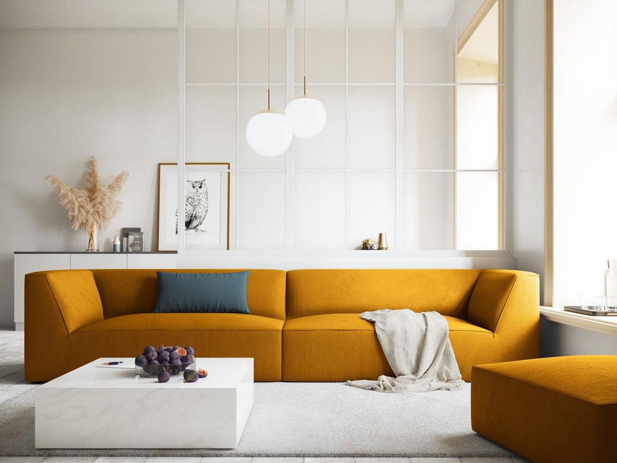 Ruby Sofa 4 Sitzer in Yellow-Scala präsentiert im Onlineshop von KAQTU Design AG. 4er Sofa ist von Micadoni