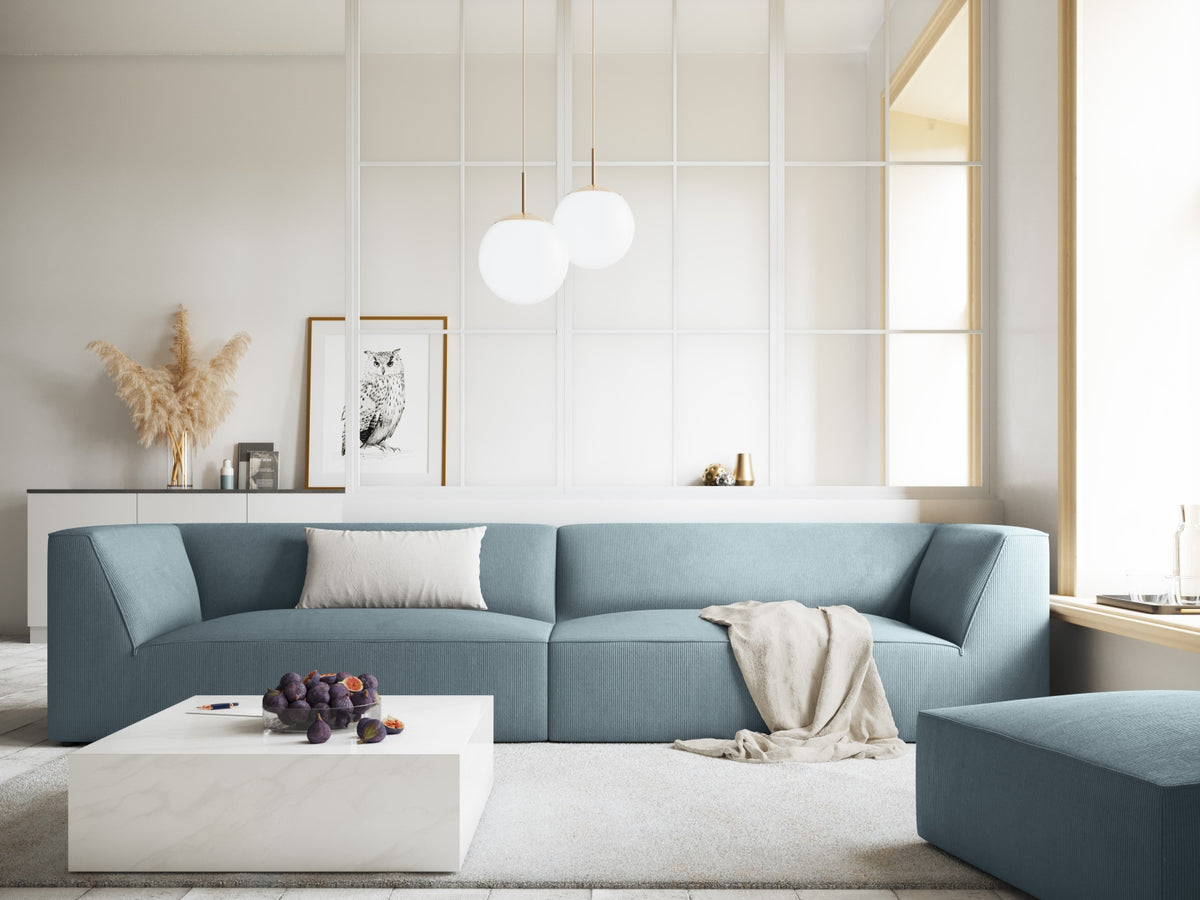 Ruby Sofa 4 Sitzer in Light Blue-Scala präsentiert im Onlineshop von KAQTU Design AG. 4er Sofa ist von Micadoni