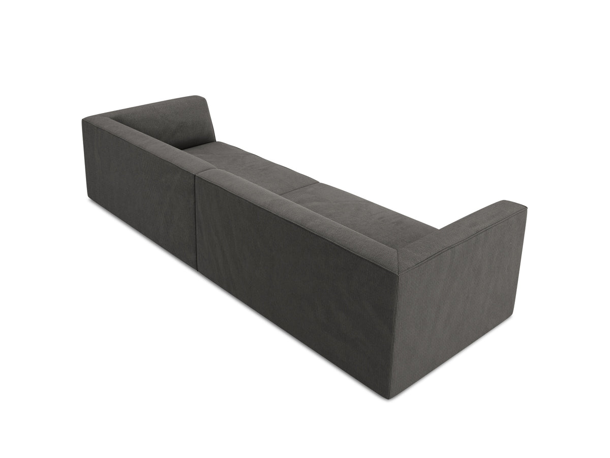 Ruby Sofa 4 Sitzer in Dark Grey-Scala präsentiert im Onlineshop von KAQTU Design AG. 4er Sofa ist von Micadoni