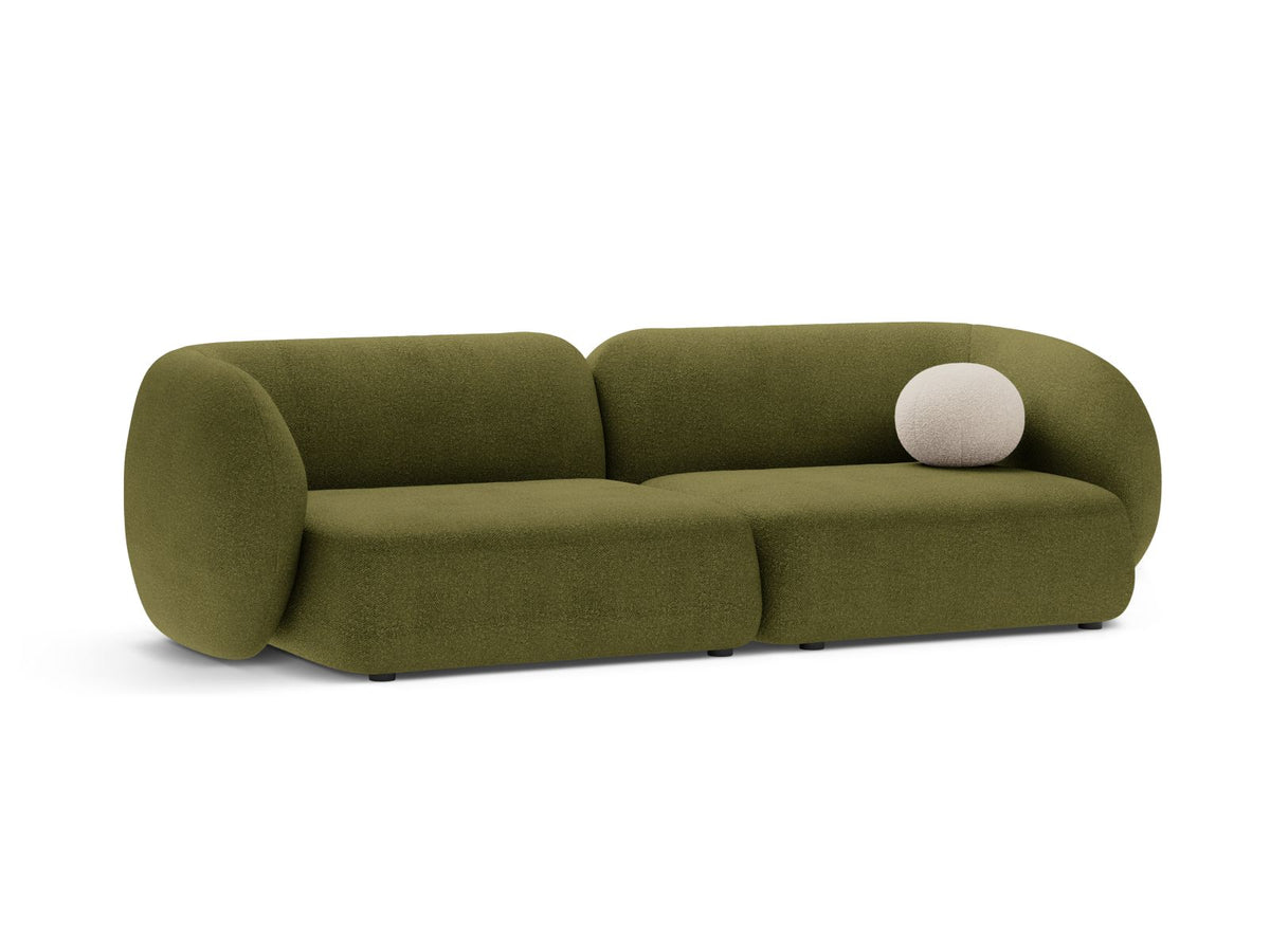 4-Sitzer Modular Sofa Kate in Dark Olive Green-Baloo präsentiert im Onlineshop von KAQTU Design AG. 4er Sofa ist von Micadoni