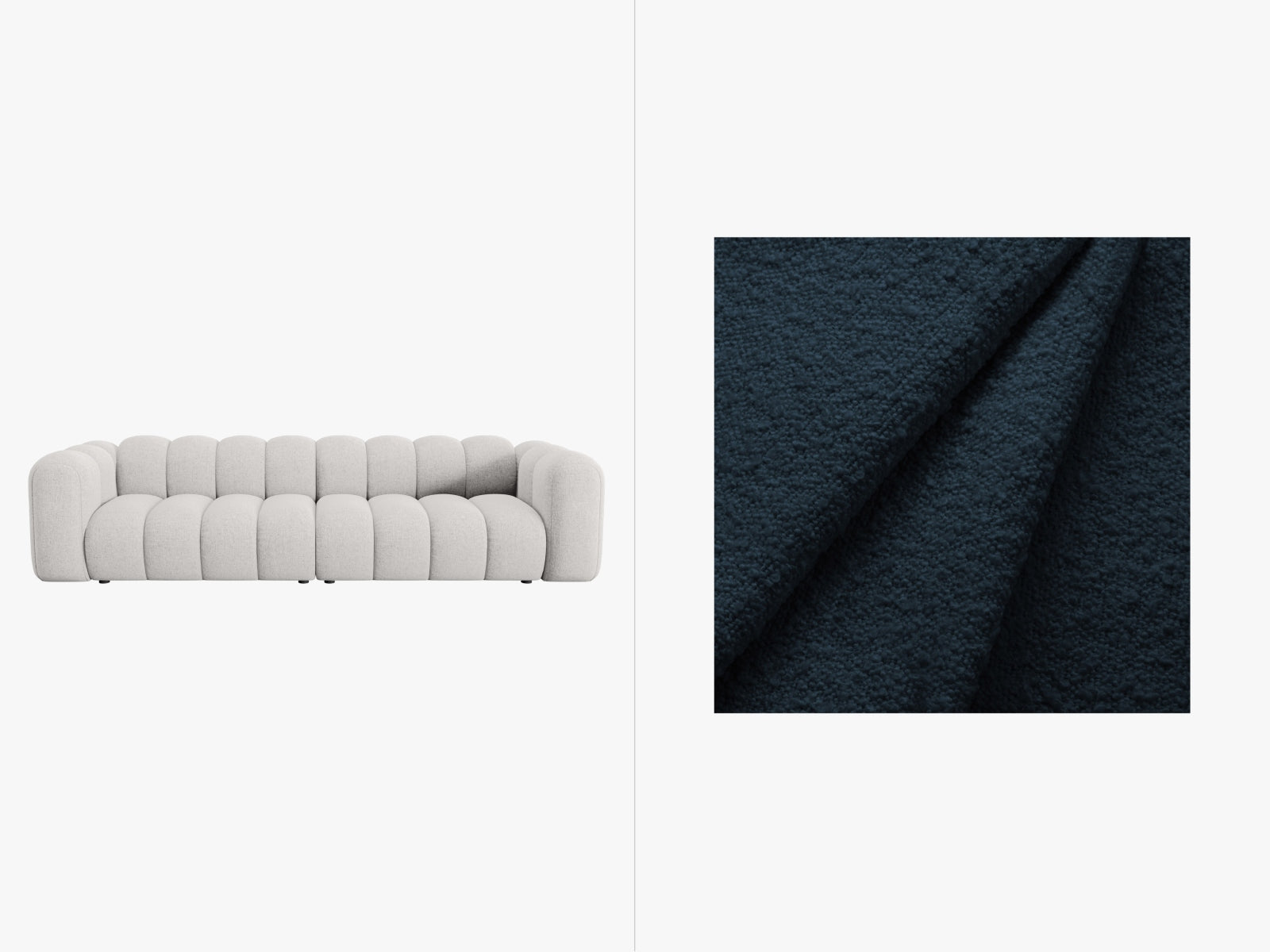 Lupine Modulares Sofa 4 Sitzer in Dark Blue präsentiert im Onlineshop von KAQTU Design AG. 3er Sofa ist von Micadoni