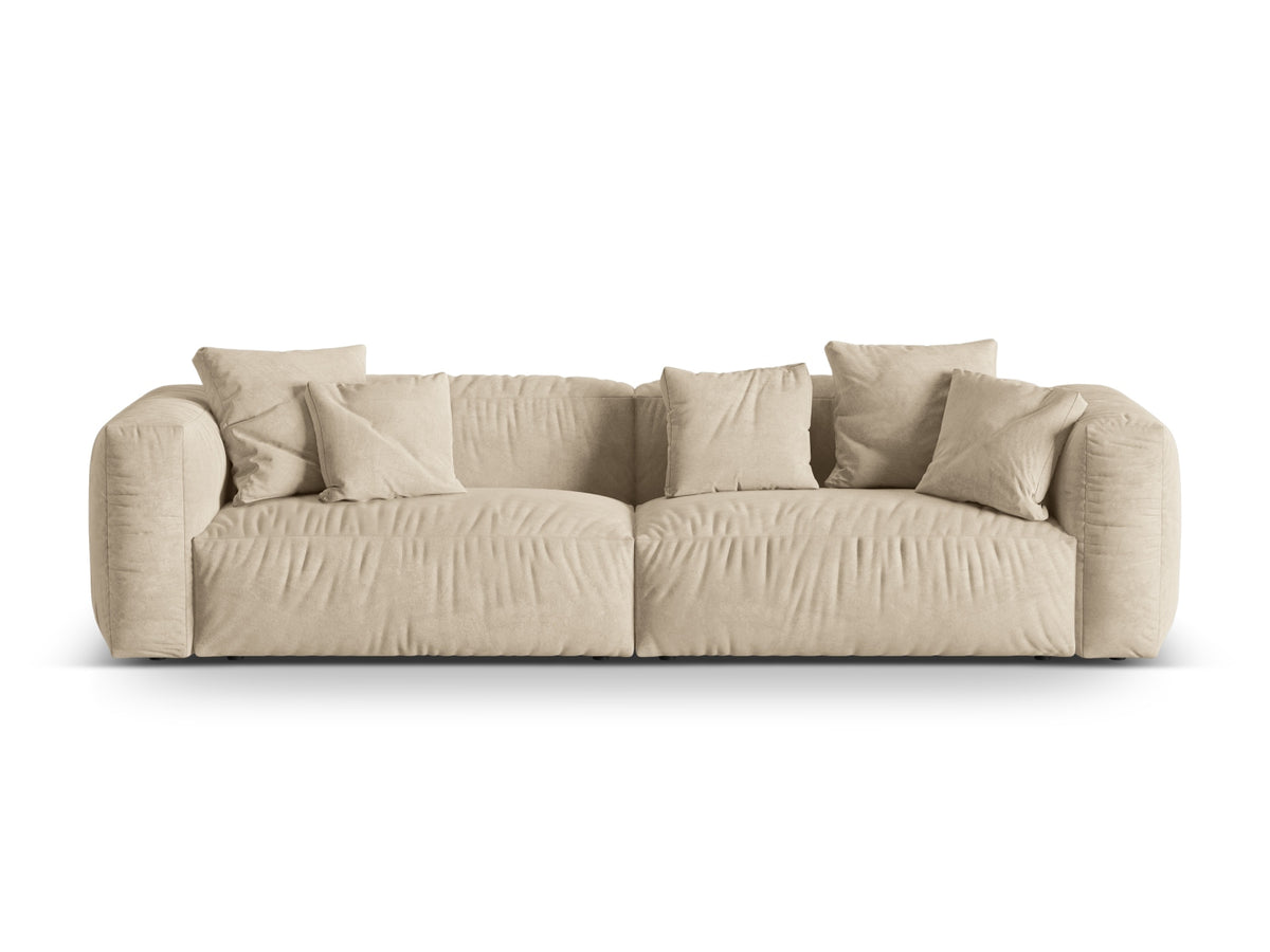Martina Modulares Sofa 4 Sitzer in Light Beige-Vogue präsentiert im Onlineshop von KAQTU Design AG. 3er Sofa ist von Micadoni