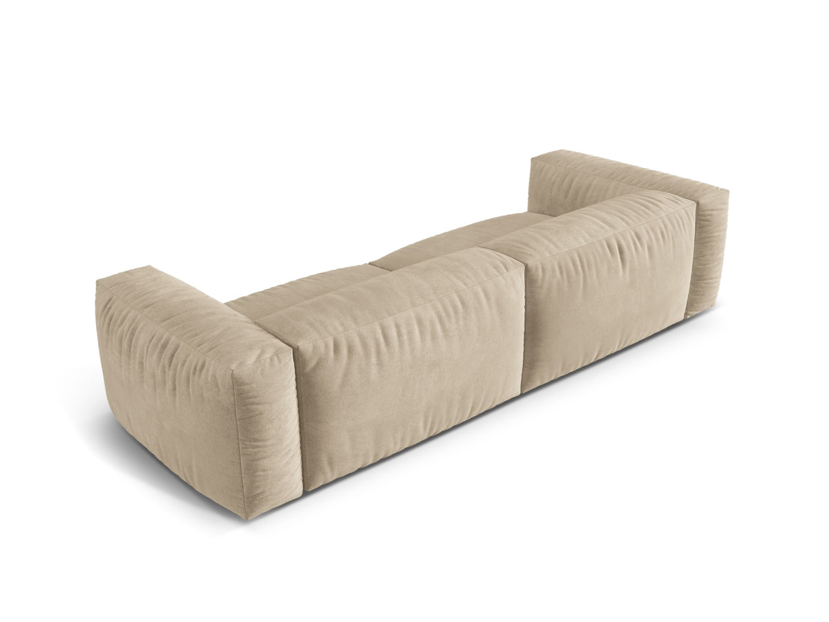 Martina Modulares Sofa 4 Sitzer in Light Beige-Vogue präsentiert im Onlineshop von KAQTU Design AG. 3er Sofa ist von Micadoni