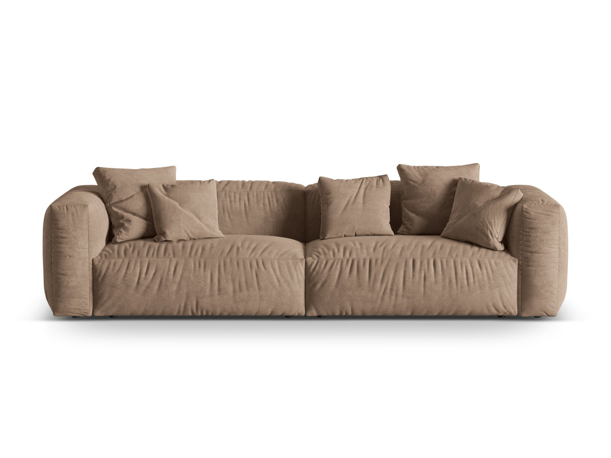 Martina Modulares Sofa 4 Sitzer in Dark Beige-Vogue präsentiert im Onlineshop von KAQTU Design AG. 3er Sofa ist von Micadoni