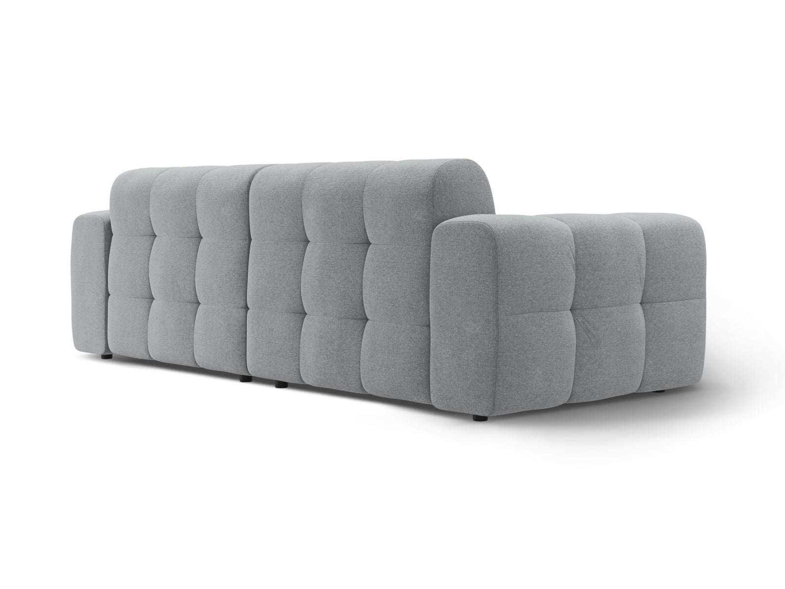 Erleben Sie das Kendal Sofa 4 Sitzer von Micadoni – ein elegantes Velours-Sofa, das zeitgemässen Komfort und stilvolles Design perfekt kombiniert.