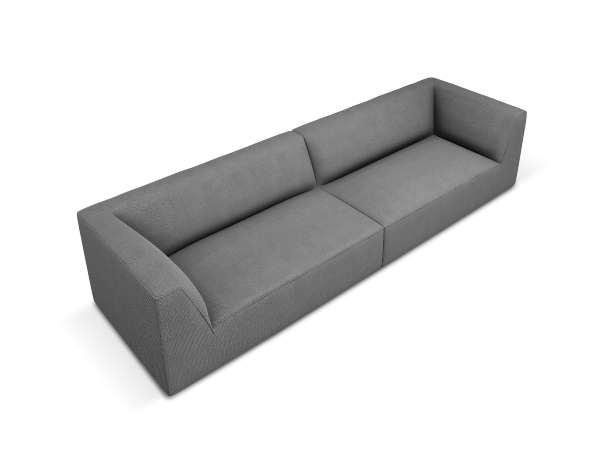 Ruby Sofa 4 Sitzer in Grey-Ottawa präsentiert im Onlineshop von KAQTU Design AG. 4er Sofa ist von Micadoni