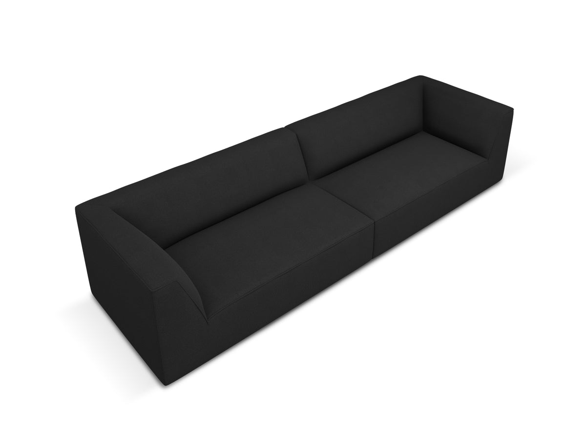 Ruby Sofa 4 Sitzer in Black-Ottawa präsentiert im Onlineshop von KAQTU Design AG. 4er Sofa ist von Micadoni