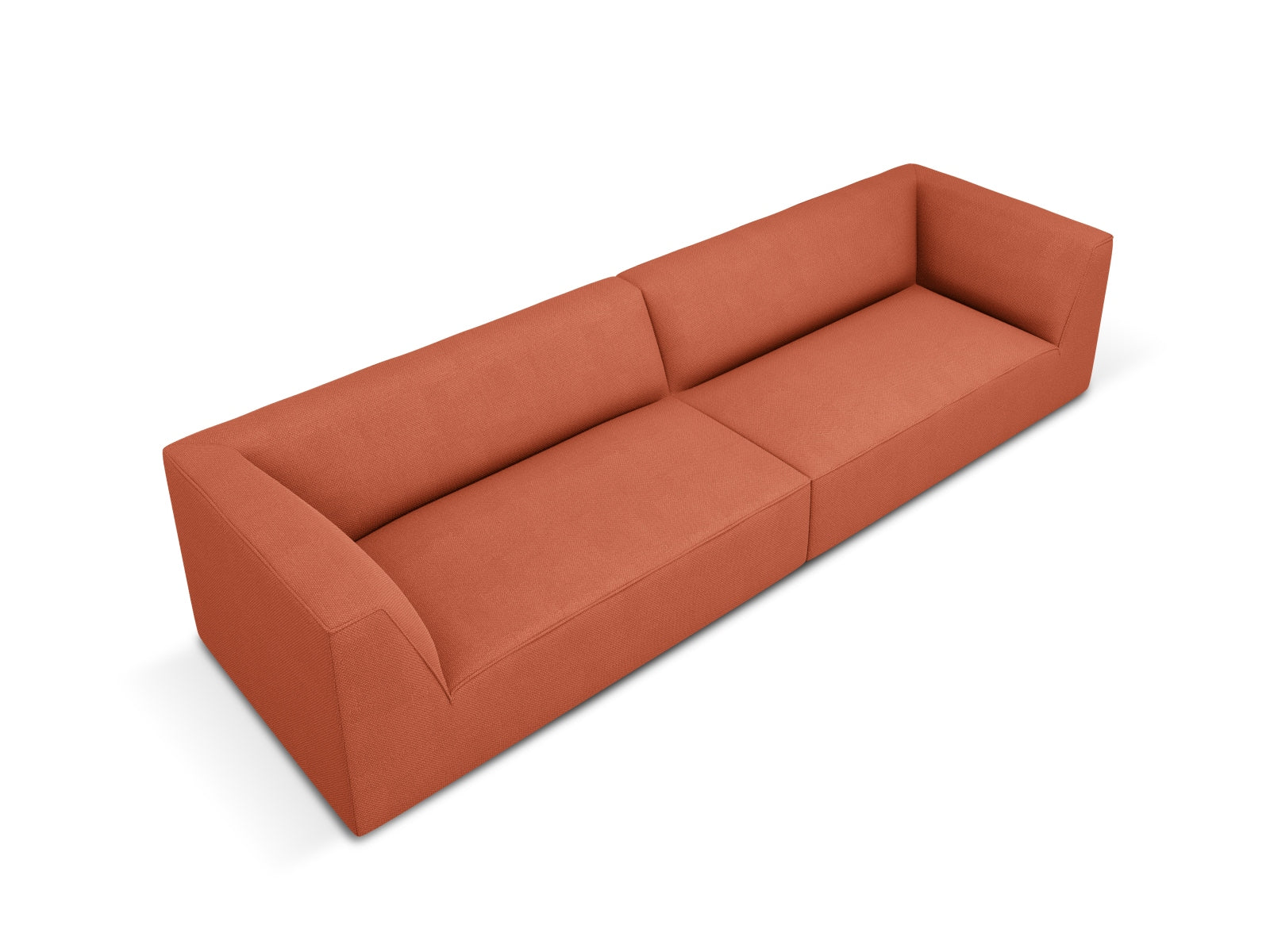 Gemütliches 4-Sitzer Ruby Sofa von Micadoni, perfekt für stilvolle Wohnzimmer, vereint Komfort und modernes Design.