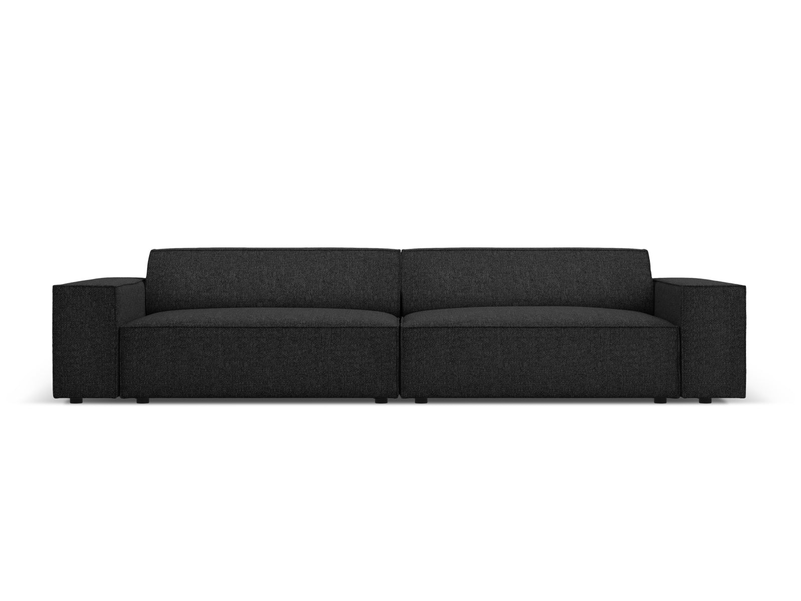 Jodie Modulares Sofa 4 Sitzer in Black präsentiert im Onlineshop von KAQTU Design AG. 3er Sofa ist von Micadoni