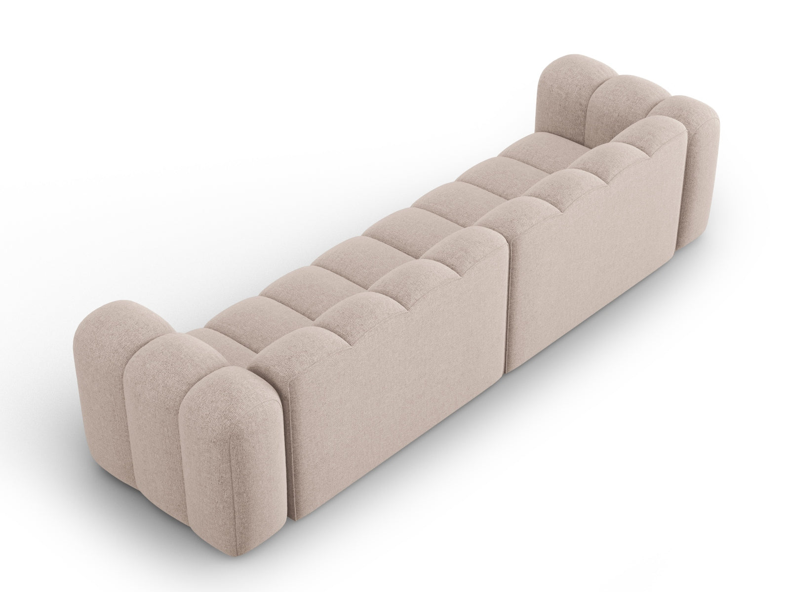 Gestalten Sie Ihr Wohnzimmer mit dem Lupine 4-Sitzer Sofa von Micadoni. Modular, stilvoll und bequem – der perfekte Ort zum Entspannen!