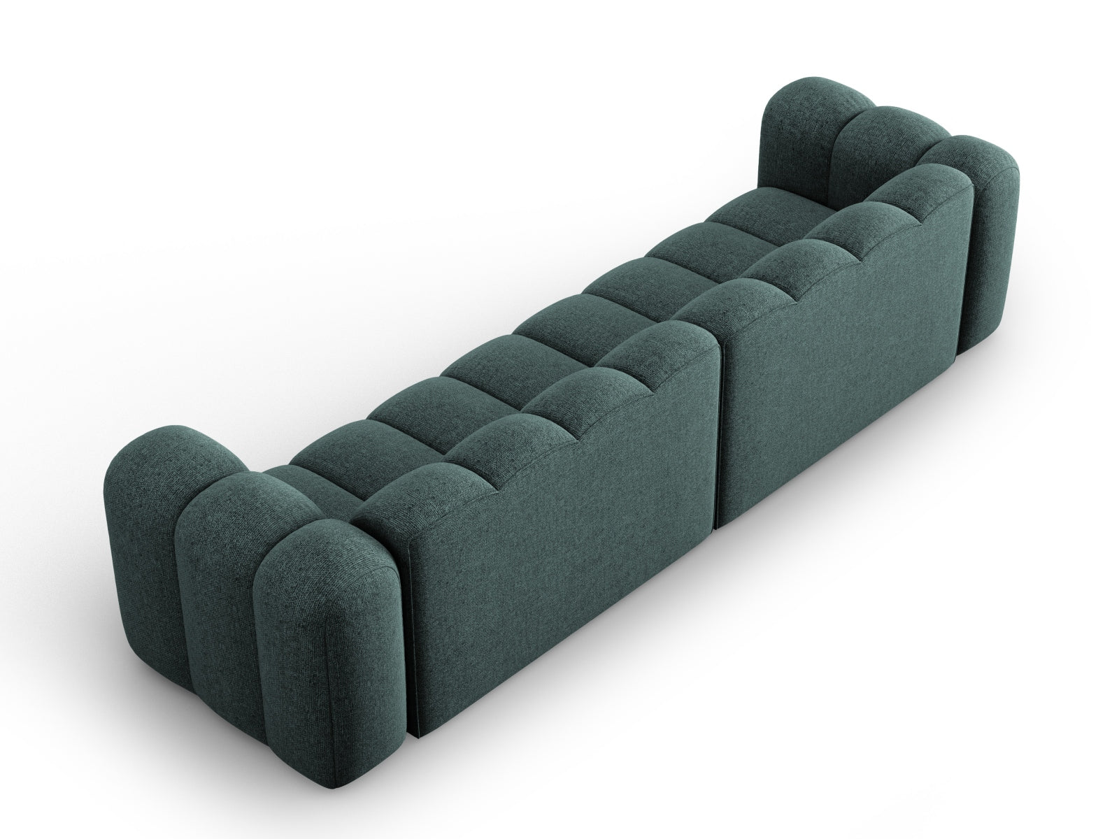 Gestalten Sie Ihr Wohnzimmer neu mit dem Lupine Modulare Sofa 4 Sitzer von Micadoni – stilvoll, flexibel und bequem für jeden Anlass.