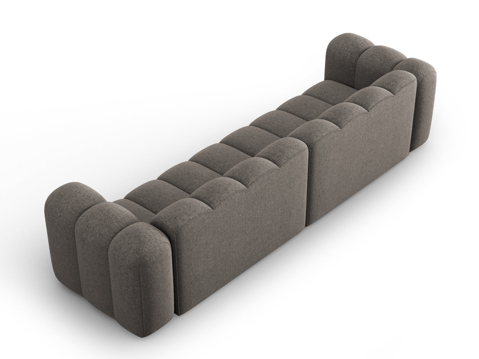 Gestalten Sie Ihr Wohnzimmer mit dem Lupine 4-Sitzer Sofa von Micadoni. Modular, stilvoll und bequem – der perfekte Ort zum Entspannen!