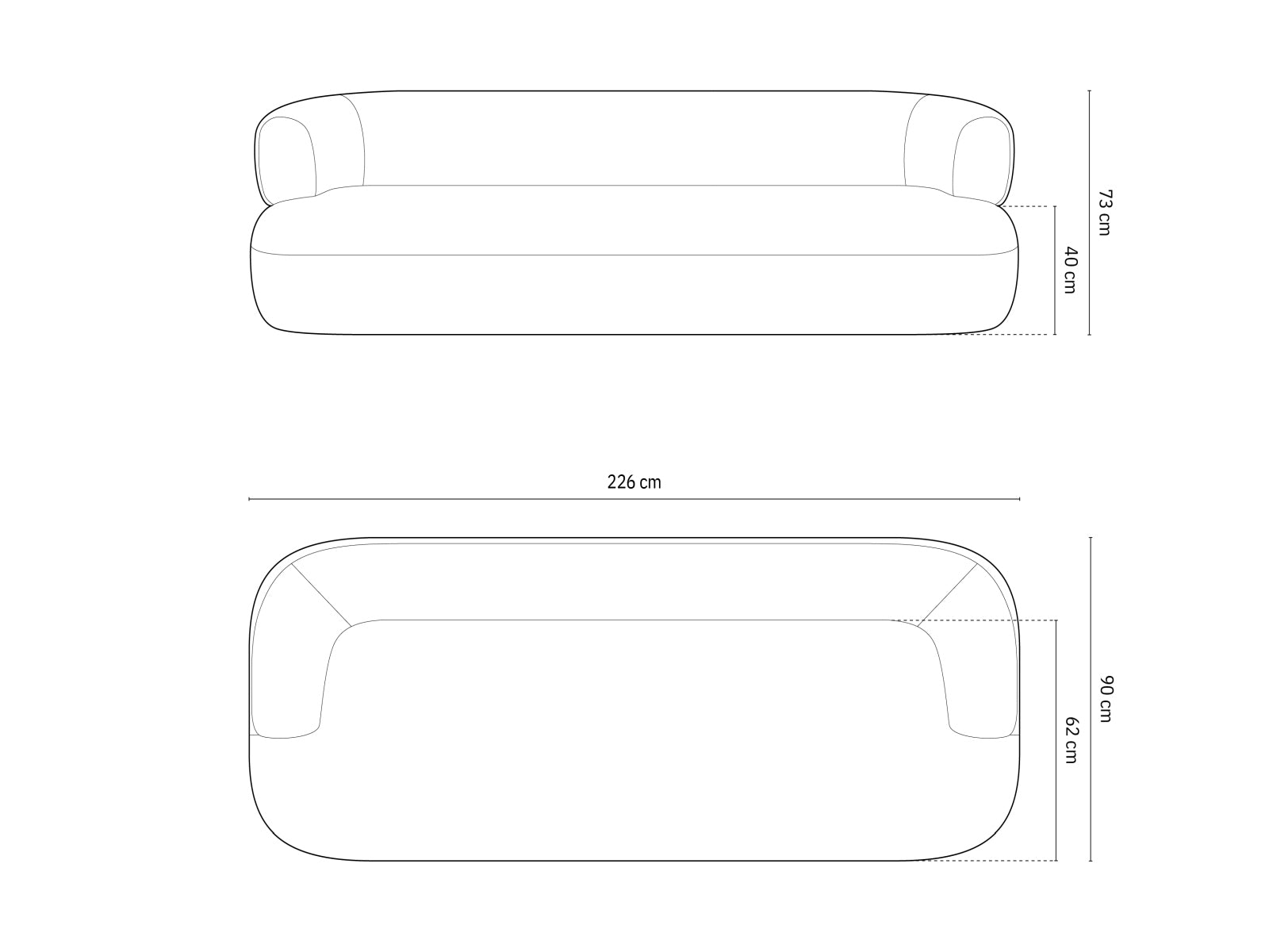 Entdecken Sie das stilvolle Jenny Sofa 4 Sitzer von Micadoni – ideal für entspannte Stunden und moderne Wohnräume, gefertigt aus langlebigen Materialien.