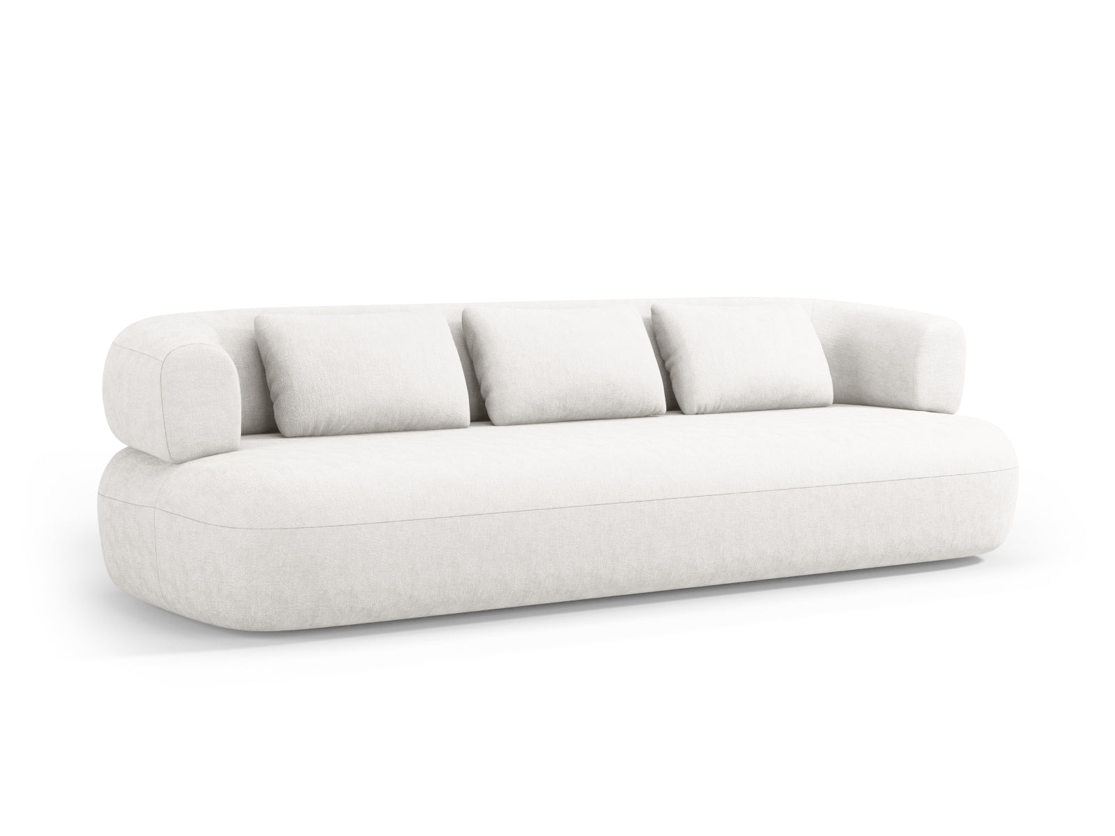 Jenny Sofa 4 Sitzer in Light Beige-Perfect Harmony präsentiert im Onlineshop von KAQTU Design AG. 4er Sofa ist von Micadoni