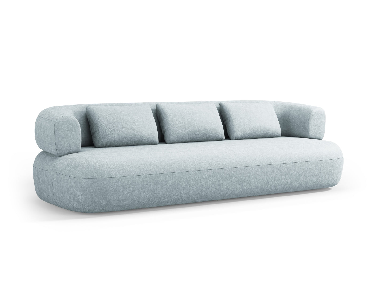 Jenny Sofa 4 Sitzer in Light Blue-Perfect Harmony präsentiert im Onlineshop von KAQTU Design AG. 4er Sofa ist von Micadoni