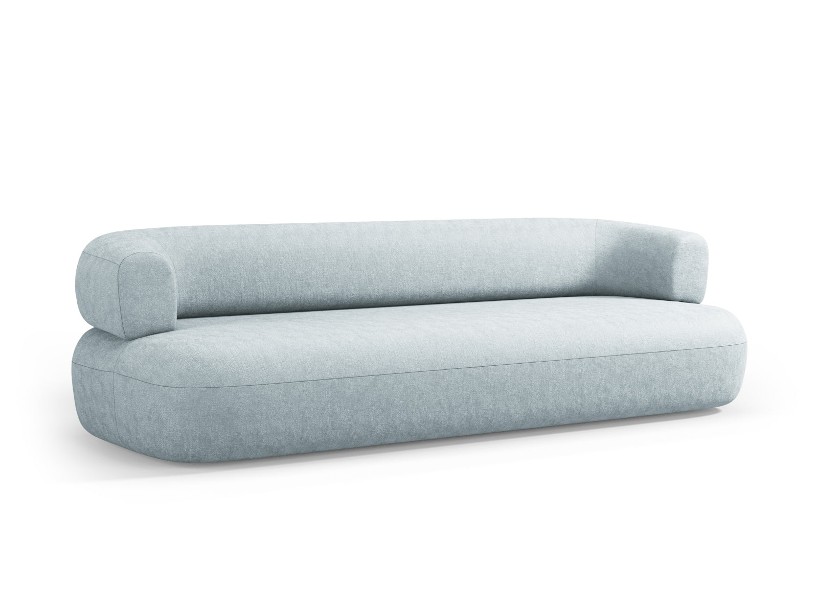 Jenny Sofa 4 Sitzer in Light Blue-Perfect Harmony präsentiert im Onlineshop von KAQTU Design AG. 4er Sofa ist von Micadoni
