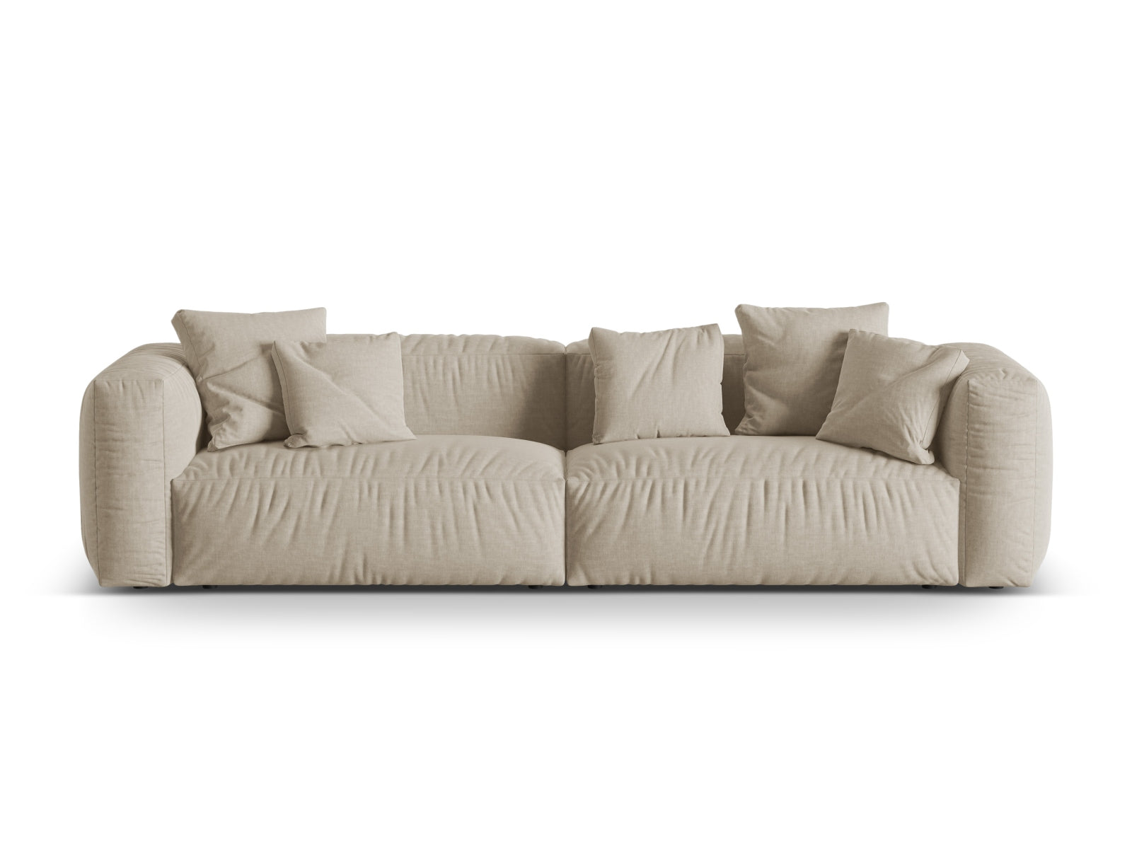 Martina Modulares Sofa 4 Sitzer in Light Beige präsentiert im Onlineshop von KAQTU Design AG. 3er Sofa ist von Micadoni