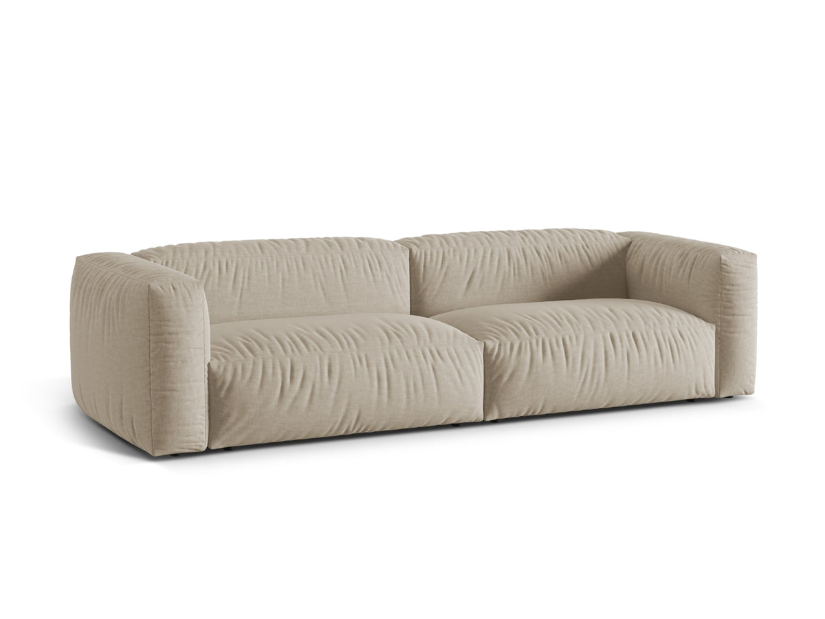 Martina Modulares Sofa 4 Sitzer in Light Beige-Boston präsentiert im Onlineshop von KAQTU Design AG. 3er Sofa ist von Micadoni