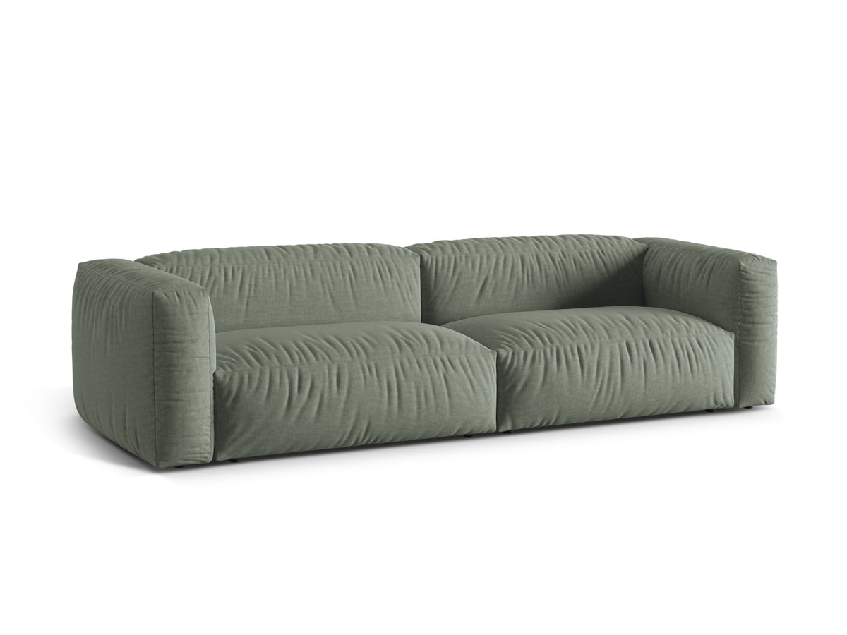 Martina Modulares Sofa 4 Sitzer in Moss Green-Boston präsentiert im Onlineshop von KAQTU Design AG. 3er Sofa ist von Micadoni
