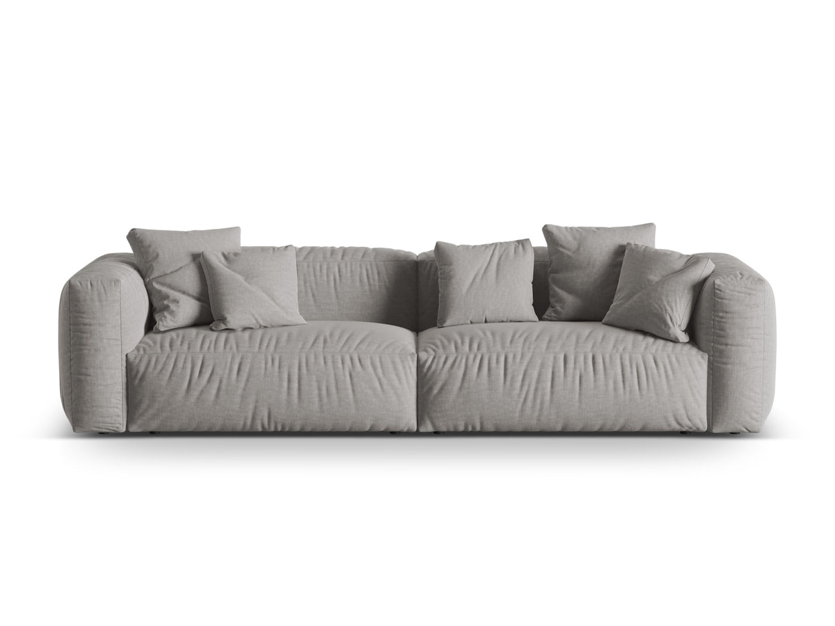 Martina Modulares Sofa 4 Sitzer in Light Grey-Boston präsentiert im Onlineshop von KAQTU Design AG. 3er Sofa ist von Micadoni