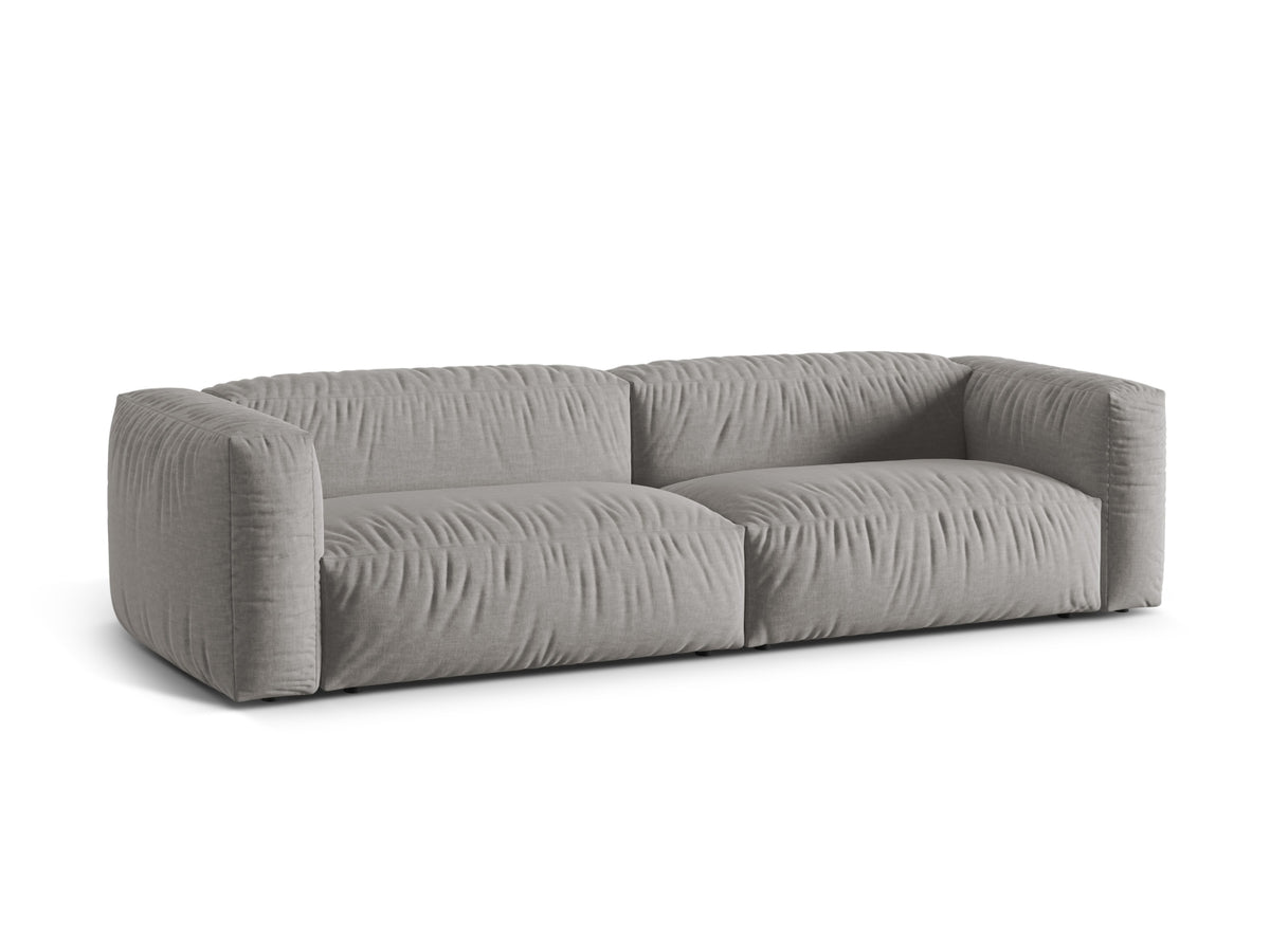 Martina Modulares Sofa 4 Sitzer in Light Grey-Boston präsentiert im Onlineshop von KAQTU Design AG. 3er Sofa ist von Micadoni