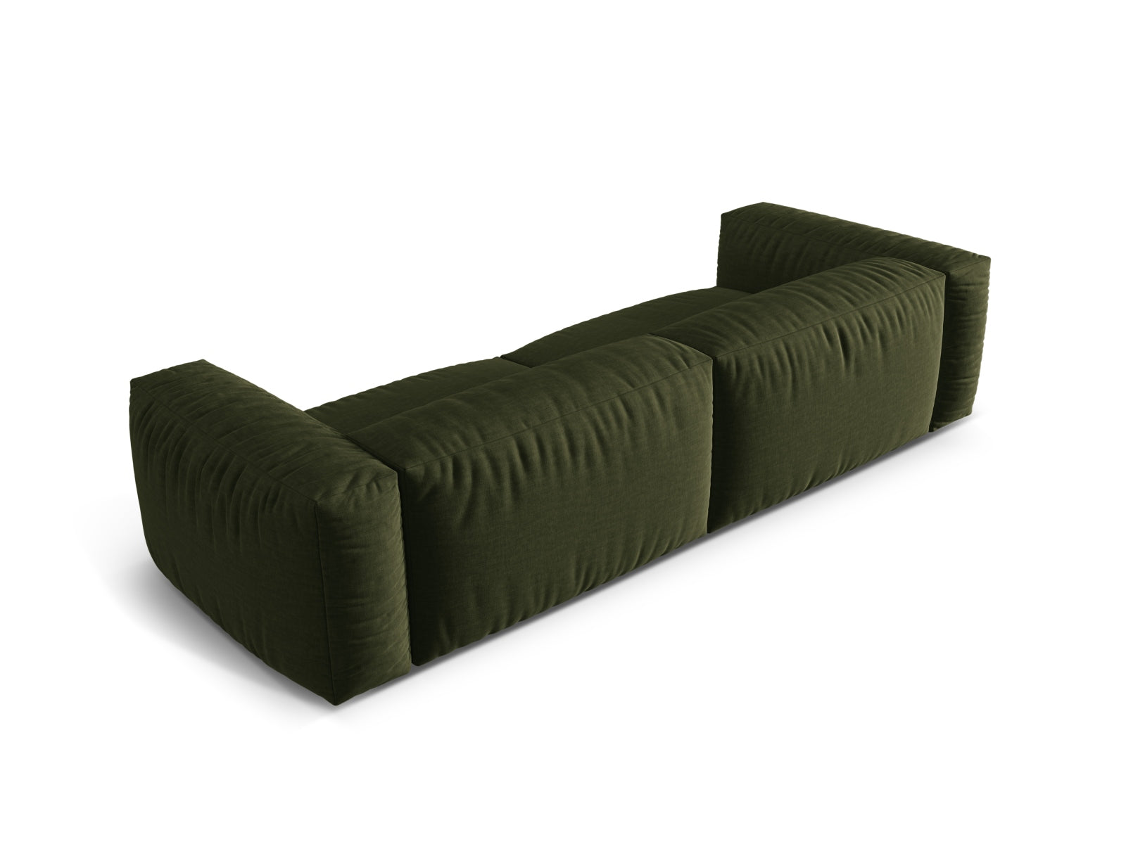 Martina Modulares Sofa 4 Sitzer in Green-Boston präsentiert im Onlineshop von KAQTU Design AG. 3er Sofa ist von Micadoni