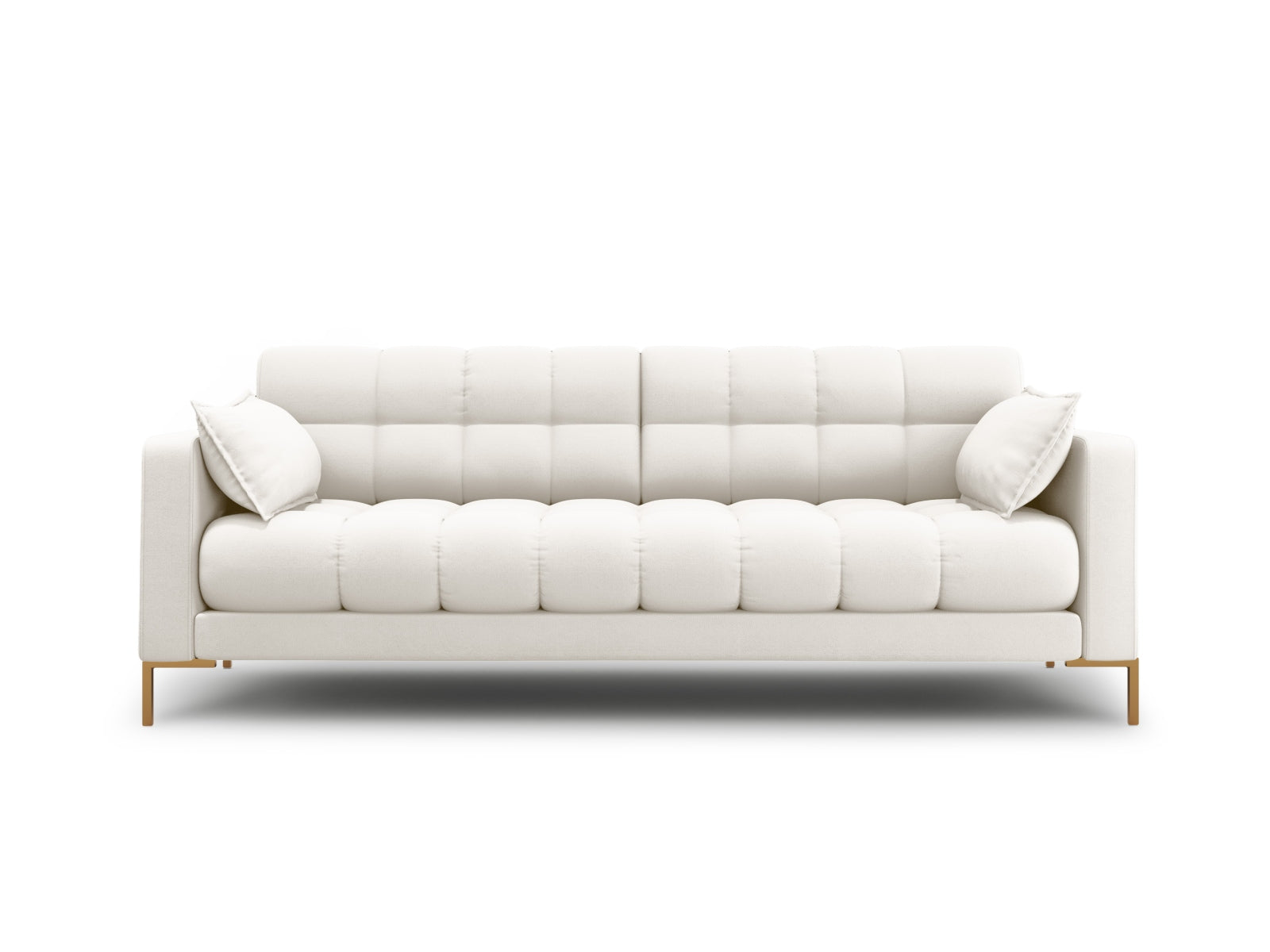 Mamaia Sofa 4 Sitzer in Light Beige/Gold präsentiert im Onlineshop von KAQTU Design AG. 4er Sofa ist von Micadoni