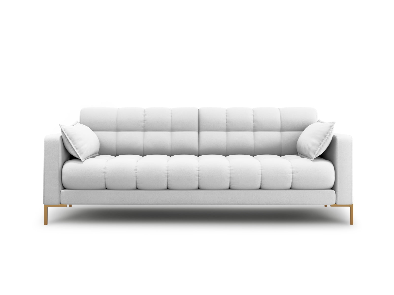 Mamaia Sofa 4 Sitzer in Light Grey/Gold präsentiert im Onlineshop von KAQTU Design AG. 4er Sofa ist von Micadoni