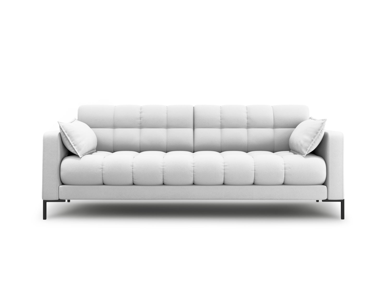 Mamaia Sofa 4 Sitzer in Light Grey/Schwarz präsentiert im Onlineshop von KAQTU Design AG. 4er Sofa ist von Micadoni