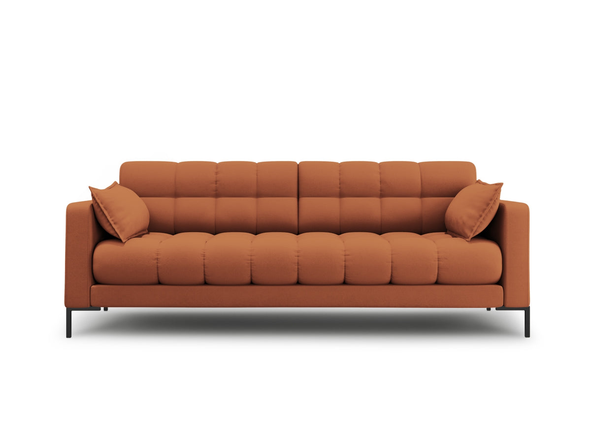 Mamaia Sofa 4 Sitzer in Brick/Schwarz-Neve präsentiert im Onlineshop von KAQTU Design AG. 4er Sofa ist von Micadoni
