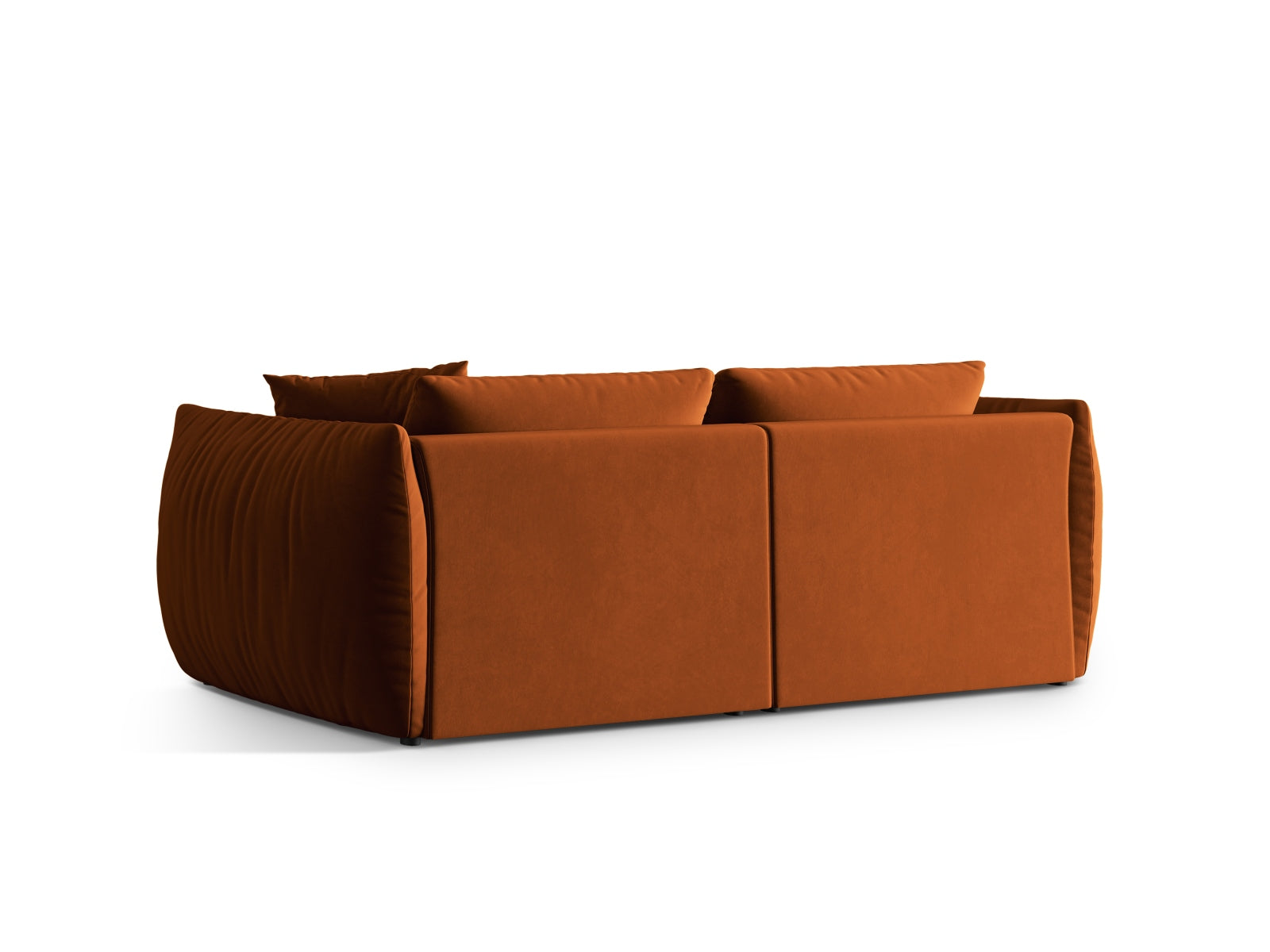 Chris Velour Modular Sofa 4 Sitzer in Terracotta-Casino präsentiert im Onlineshop von KAQTU Design AG. 4er Sofa ist von Micadoni