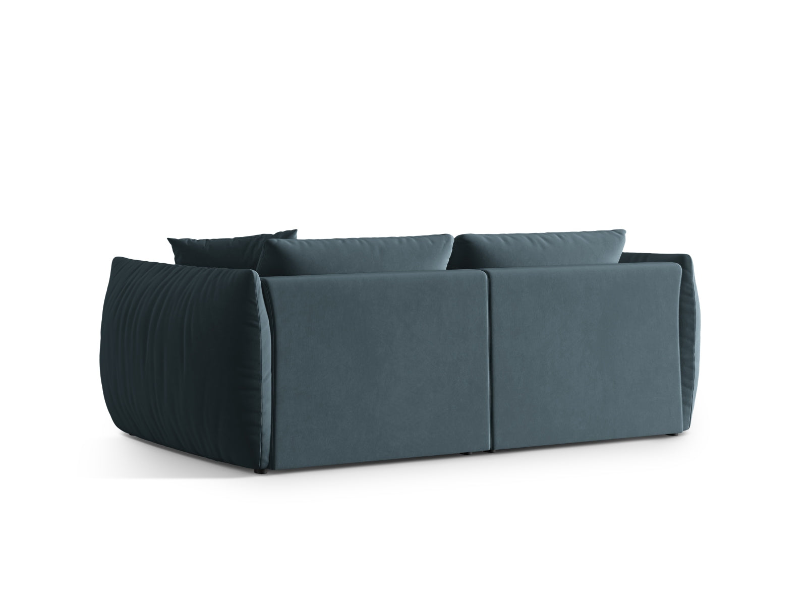 Modulares 4-Sitzer Sofa "Chris" in zartem Pastellblau, perfekt für moderne Wohnkonzepte und gemütliche Zusammenkünfte.