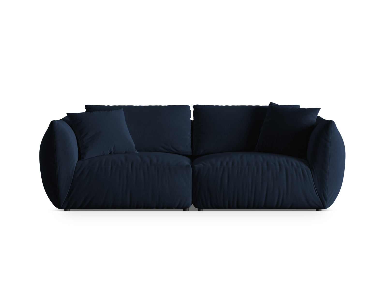 Chris Velour Modular Sofa 4 Sitzer in Royal Blue präsentiert im Onlineshop von KAQTU Design AG. 4er Sofa ist von Micadoni