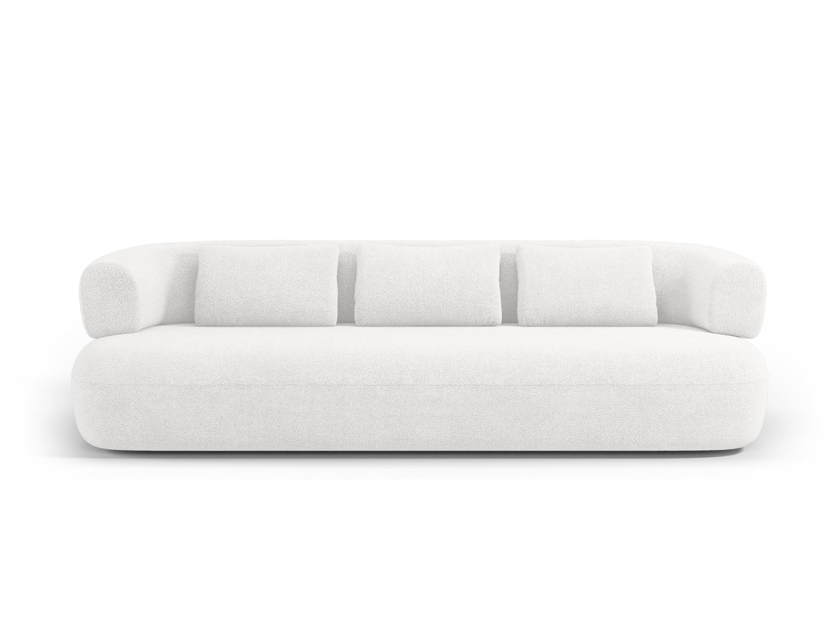 Jenny Boucle Sofa 4 Sitzer in Ivory-Now or Never präsentiert im Onlineshop von KAQTU Design AG. 3er Sofa ist von Micadoni
