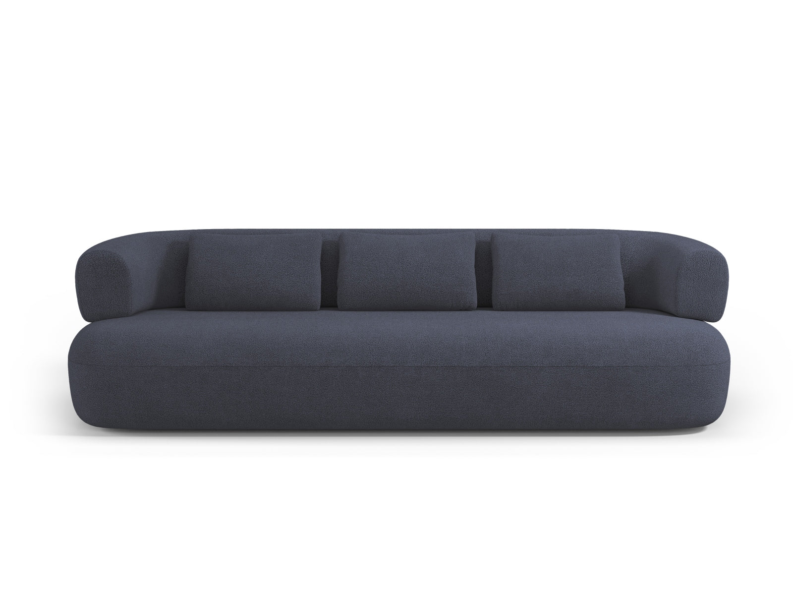 Jenny Boucle Sofa 4 Sitzer in Dark Blue präsentiert im Onlineshop von KAQTU Design AG. 3er Sofa ist von Micadoni