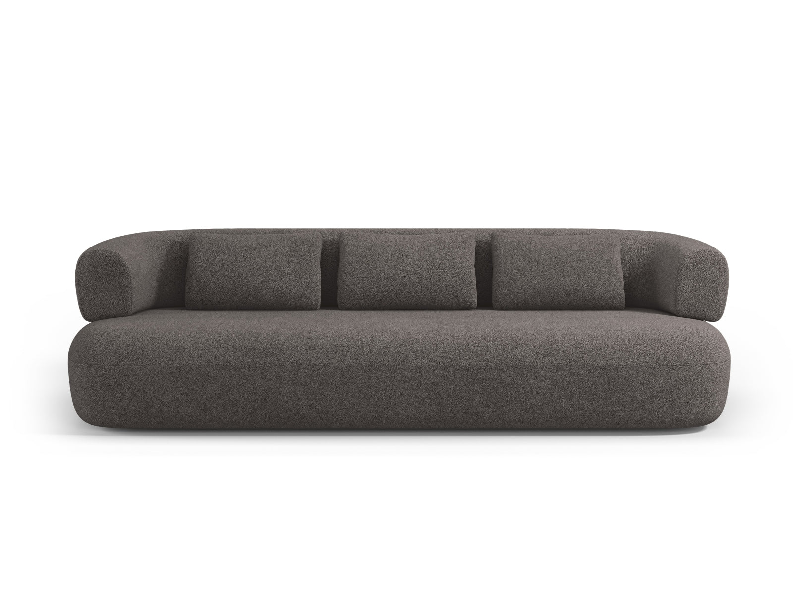 Jenny Boucle Sofa 4 Sitzer in Grey präsentiert im Onlineshop von KAQTU Design AG. 3er Sofa ist von Micadoni